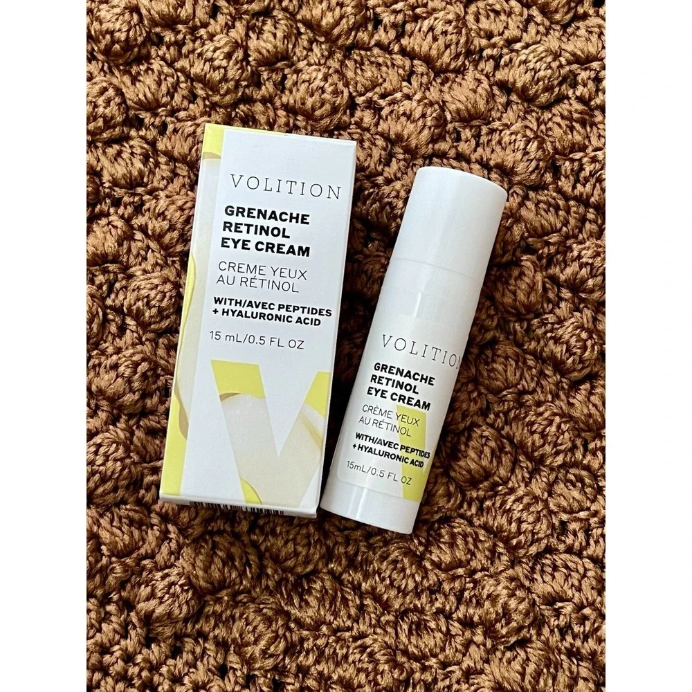 Volition Grenache Retinol Eye Cream Peptides Hyaluronic Acid New In Box Skincare
